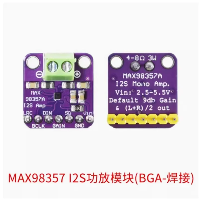 MAX98357 I2S Audio Amplifier Module Unfiltered Class D Supports ESP32 Zpaxo