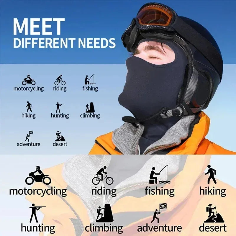 Full Face Balaclava Ski Mask & Neck Gaiter – 1/3 Pack