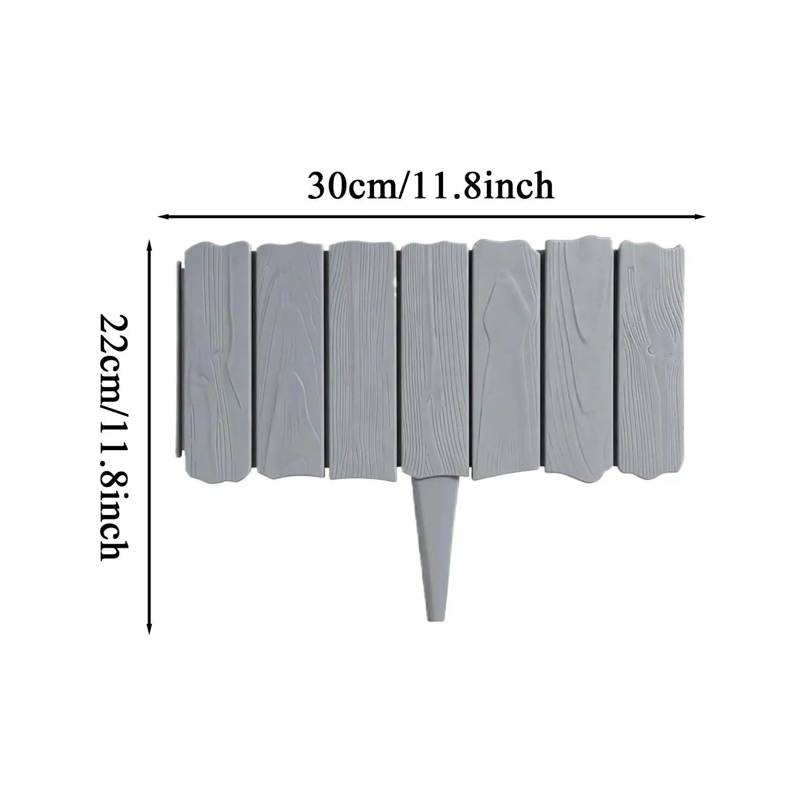 Garden Edging Fence 10 Short Decorative Fencing Landscape Border