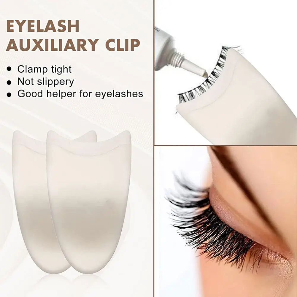Plastic Eyelash Curler & False Eyelash Applicator Tweezer Eyelash Applicator Tool Zpaxo