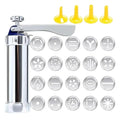 Cookie Press Stainless Steel Biscuits Baking Supplies Cookie Baking Gadgets for Christmas Holiday Parties Home Dormitory Zpaxo China Mainland A