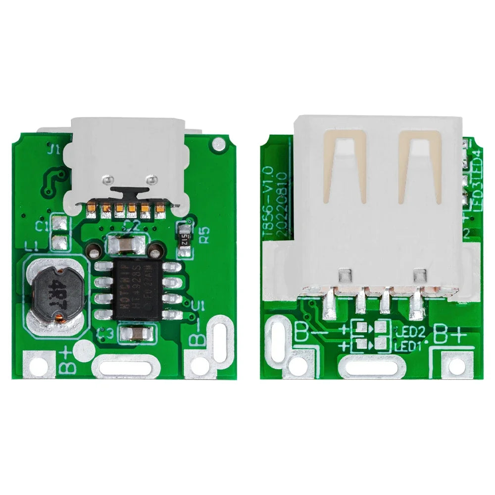 134N3P 5V Boost LiPo Charger Module USB-C with LED & Protection (50Pcs) Zpaxo 50PCS TYPE-C