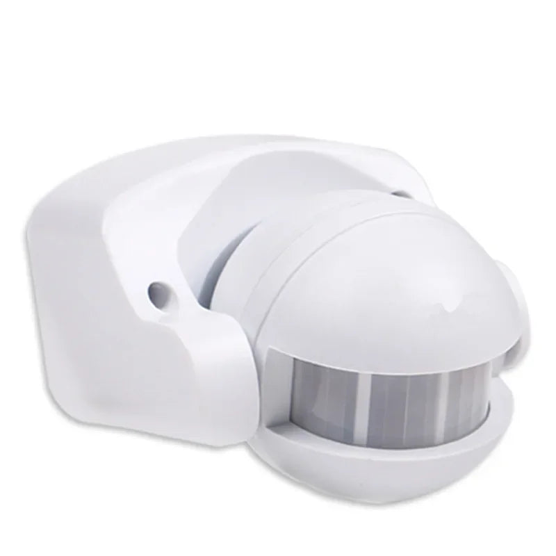 AC 220V-240V 110V 180 Degree Outdoor IP44 Security PIR Infrared Zpaxo WHITE