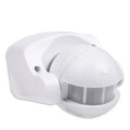 AC 220V-240V 110V 180 Degree Outdoor IP44 Security PIR Infrared Zpaxo WHITE