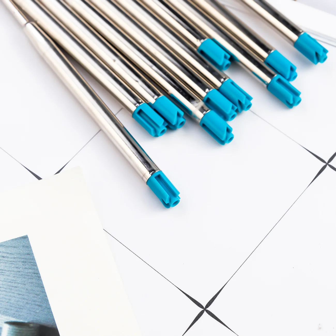Ballpoint Pen Refills Parker Pens Replaceable Medium Point Blue Black