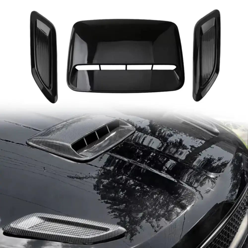 Auto Exterior Car Air Flow Intake Hood Carbon Fiber Reliability Zpaxo