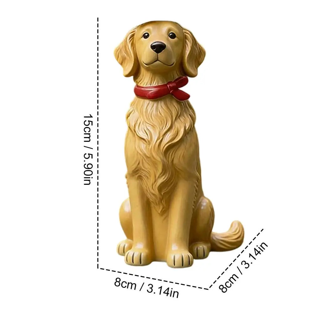 Vases Home Decor Resin Dog Desk Ornament Handcrafted Vase Shelf