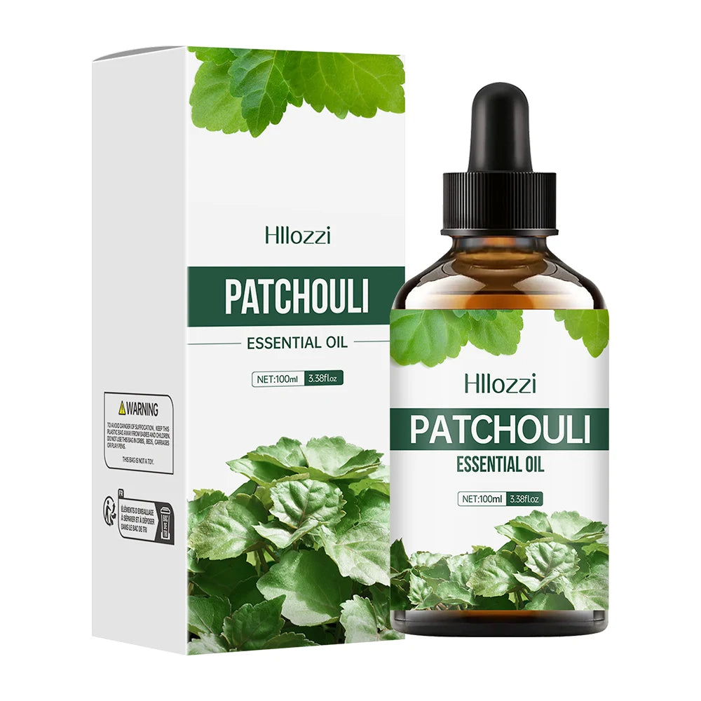 PATCHOULI ESSENTIAL OIL a high-quality moisturizing nourishing massage oil with a refreshing scent, suitable for all skin types Zpaxo 100ml PATCHOULI Other
