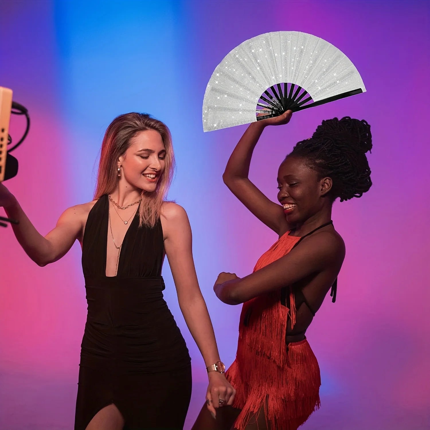 Traditional Portable Folding Fans, Chinese Hand Fans, and Tai Chi Folding Fans Suitable for Martial Arts Training and Dance Zpaxo