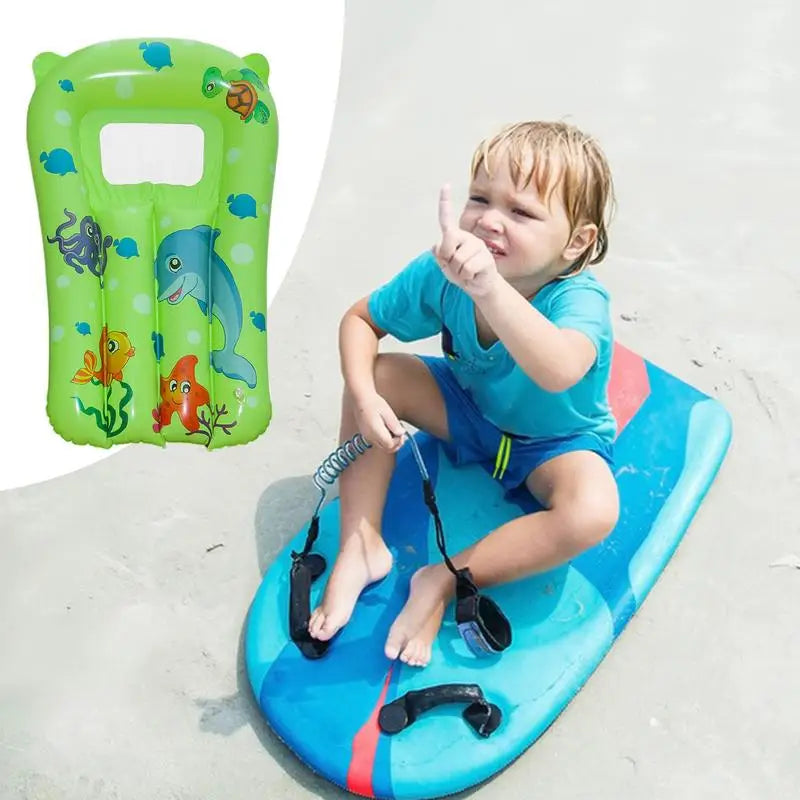 Pool Floats for Kids Inflatable Pool Float Non-Slip Fun Swim Floaty Blow Water Toy for River Lake Backyard Swimming Outdoor Zpaxo