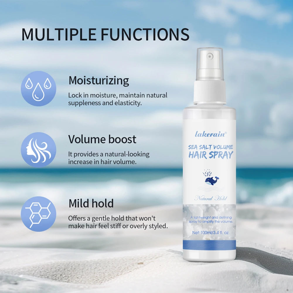 Sea Salt Spray for Hair Water Spray Dry Shampoo for Hair Volumizing Delayer Detangler Volumizer Styling Products Care Hair spray Zpaxo