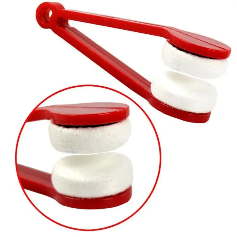 Portable Microfiber Glasses Cleaning Brush & Lens Wiper