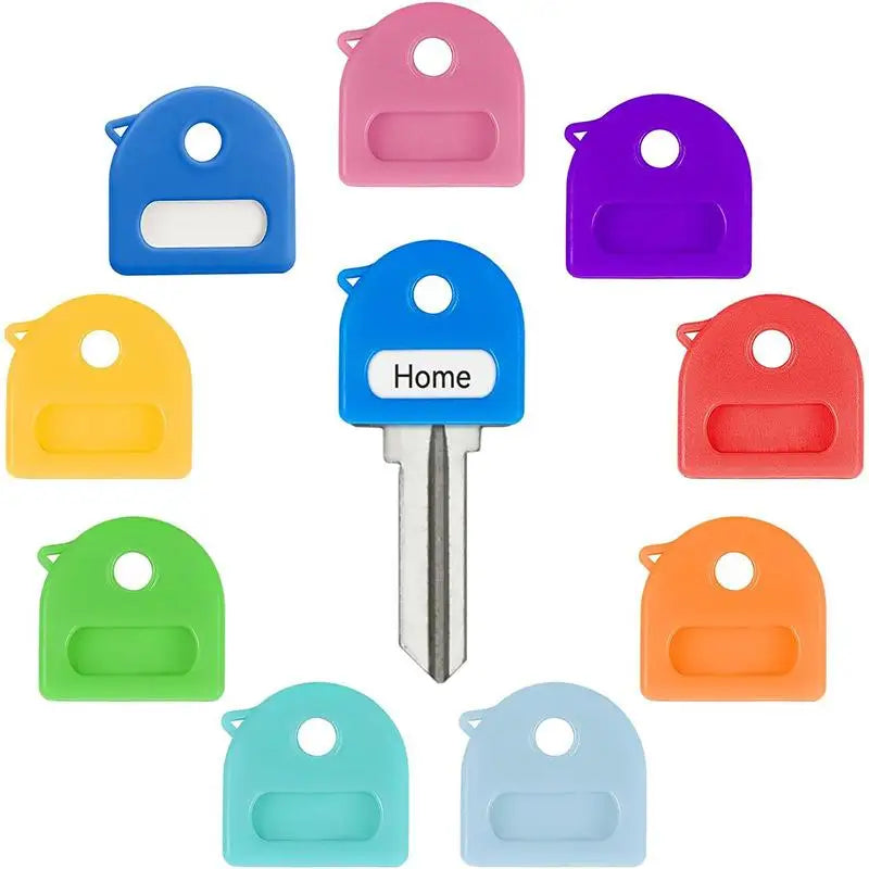 20-Pack Silicone Key Caps – Colorful Key Identifier Covers