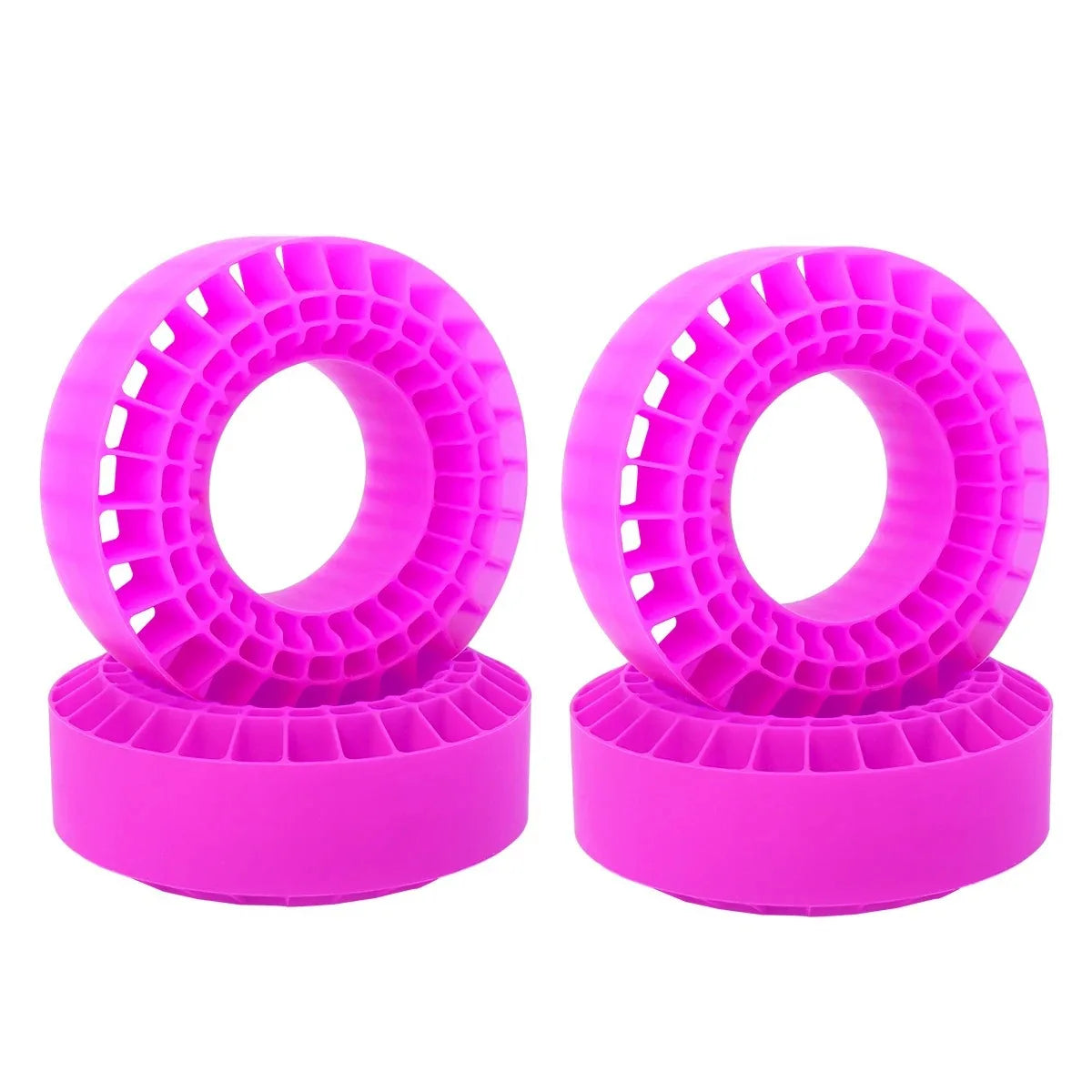 Waterproof Silicone Rubber Tires Inserts Foam Fit 110- 1 9 Wheel 10 Zpaxo PURPLE