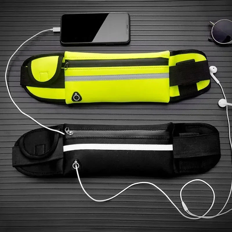 Running Sports Belt Wasit Pockets Men Women Hiking Outdoor Stretch