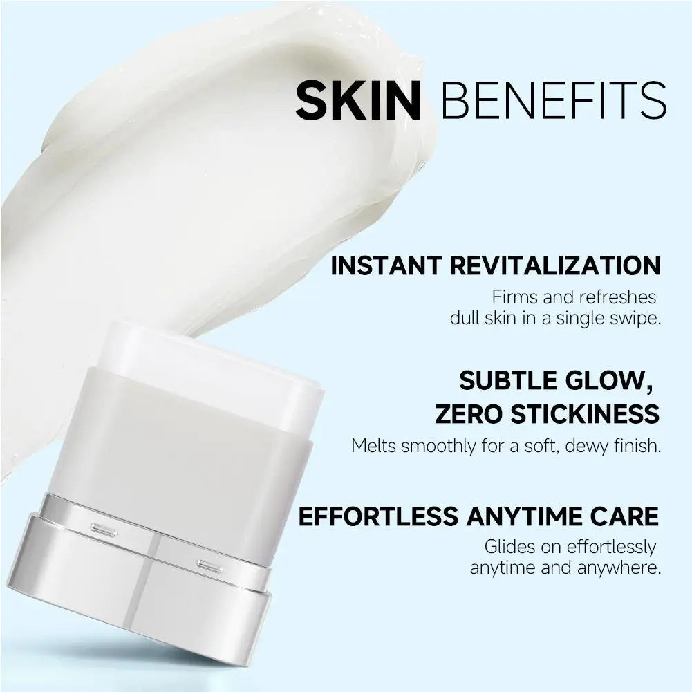 PDRN Essence Stick Balm With Collagen Nicotinamide for Eye,Face & Neck,Hydrating Smooths Fine Lines Boosts Elasticity Skin Care Zpaxo