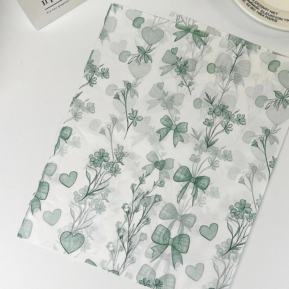 Snowflake Tissue Gift Wrapping Paper – 10 Sheets, 50×35cm