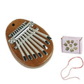 8-Key Mini Wood Kalimba Thumb Piano – Pendant Gift