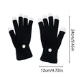 LED Light Up Gloves 7 Changing Adjustable Cool Kids Adult Party