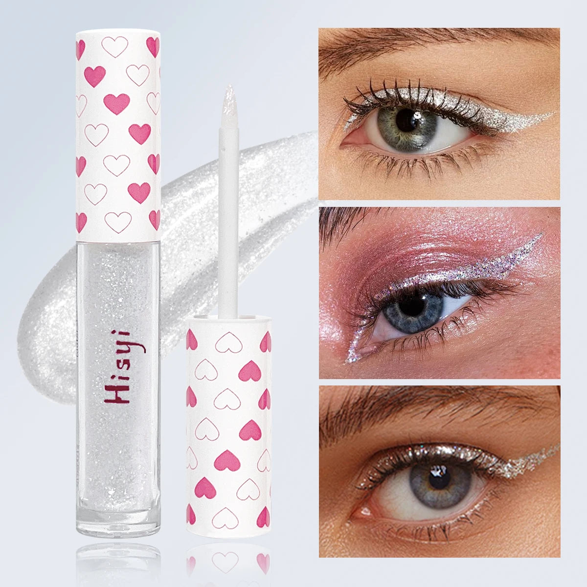 Six-color Diamond Flowing Liquid Eyeshadow High-gloss Lying Silkworm Zpaxo