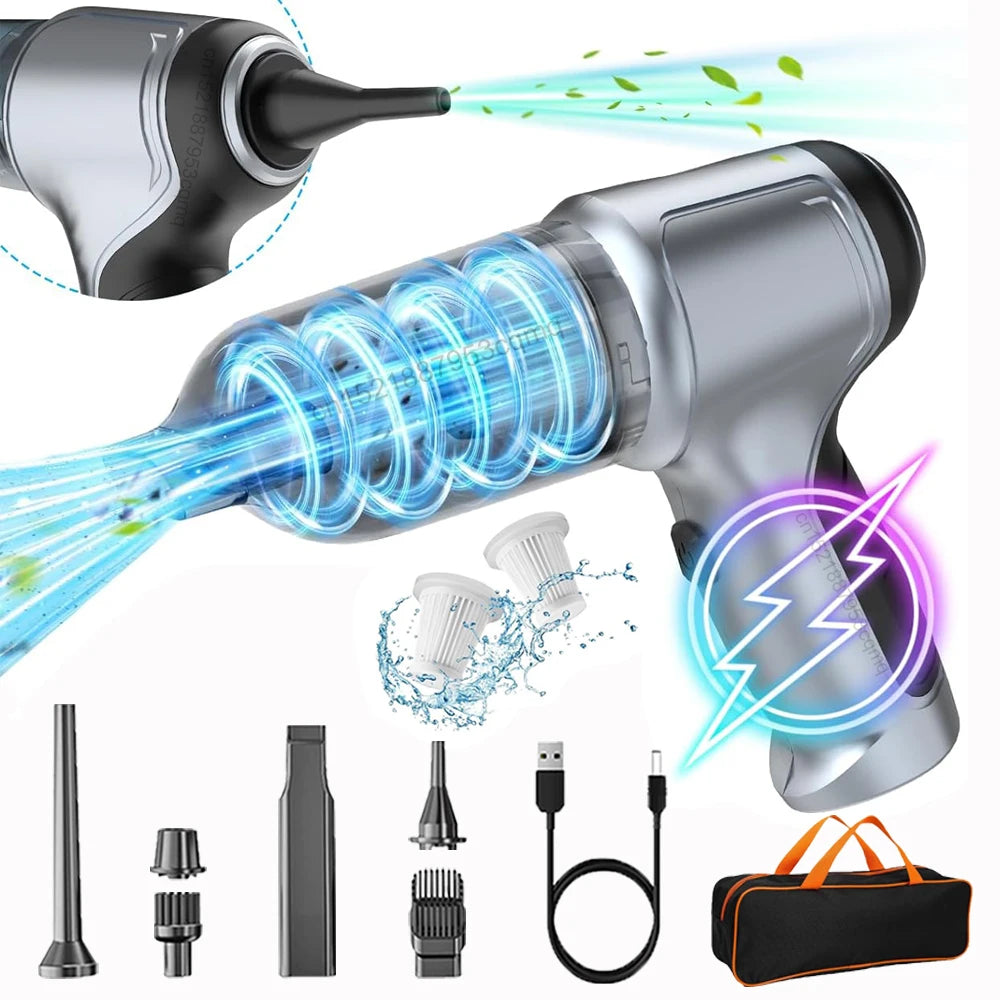 Car Vacuum Cleaner Wireless Strong Suction Portable Handheld Auto