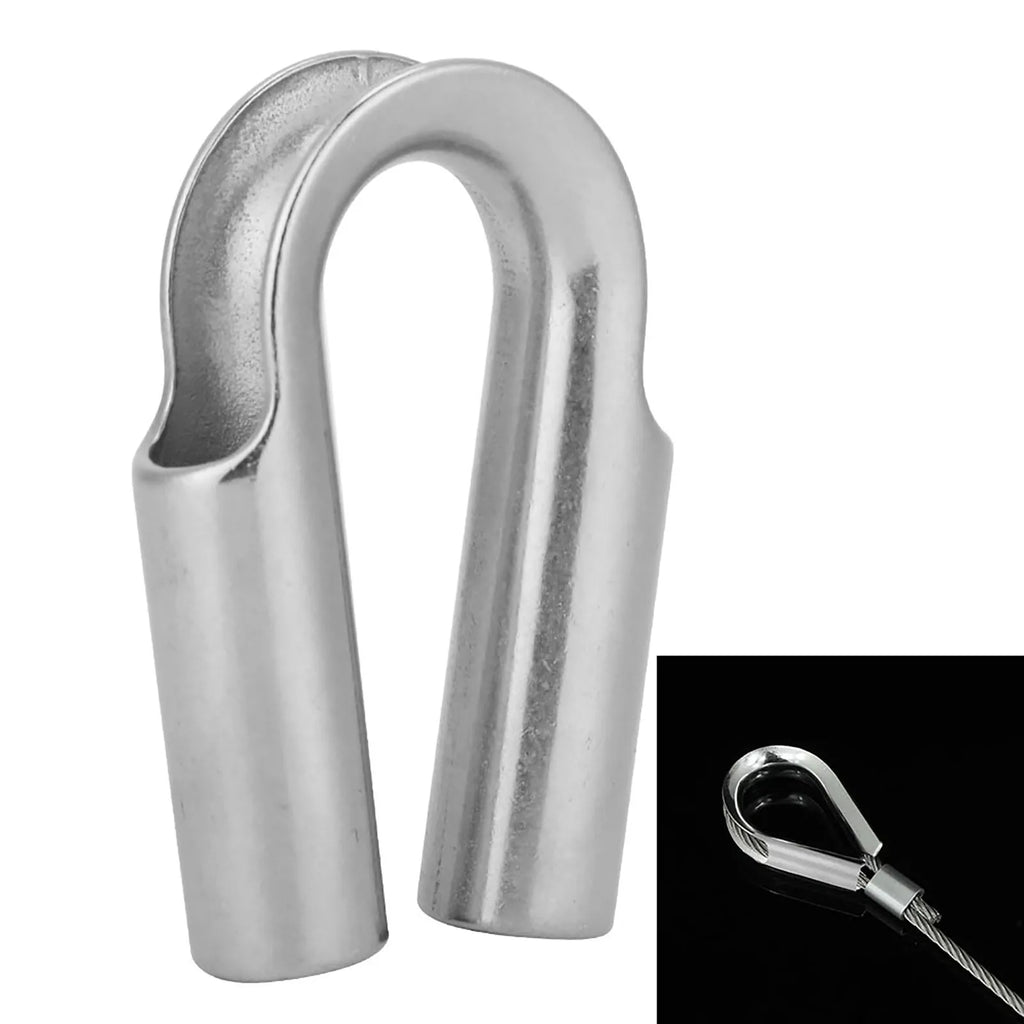 304 Stainless Steel Tube Thimble Winch Rope Boating Accessories