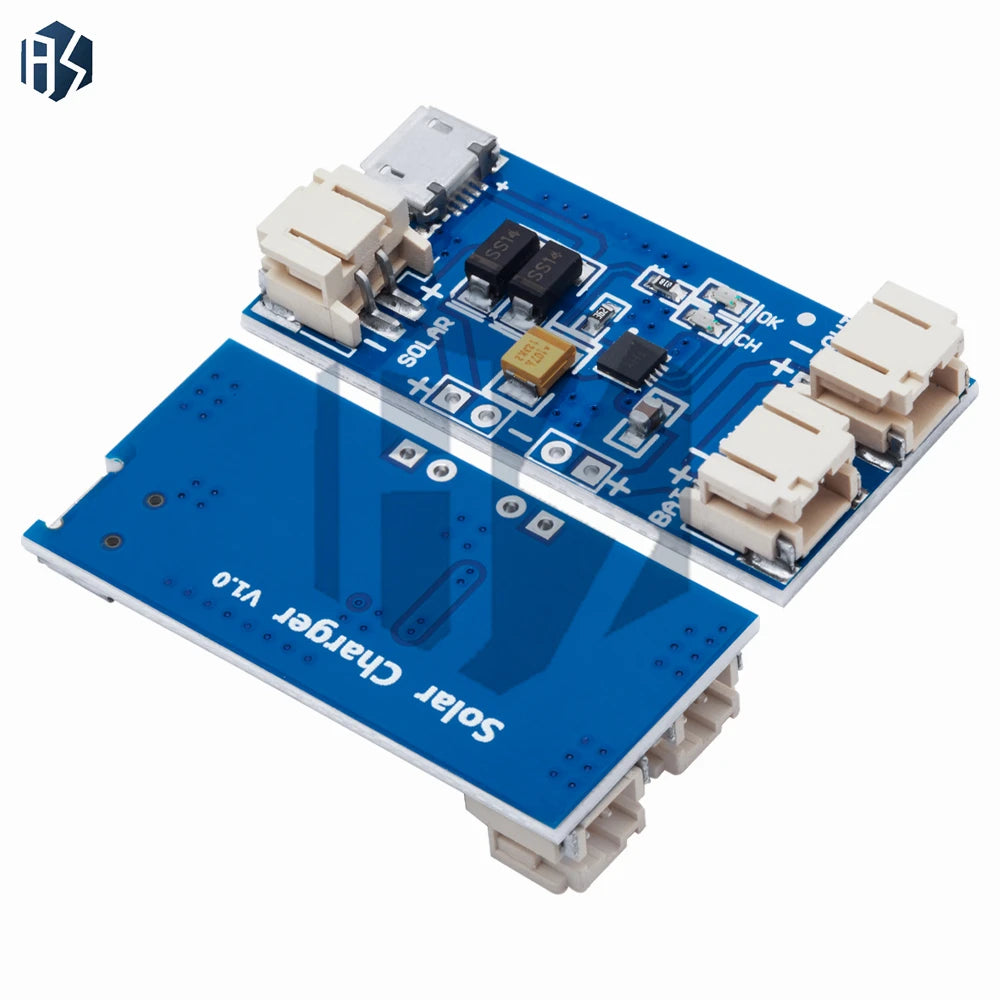 Mini Solar Lipo Charger Board CN3065 Lithium Battery Chip DIY Outdoor Charging Board Module with Connector Wire For Arduino Zpaxo