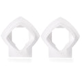 Wall Mount Bracket Stand Holder for Linksys Velop Tri-band Whole Home WiFi Mesh System White 1/2/3 Pack Zpaxo 2pcs