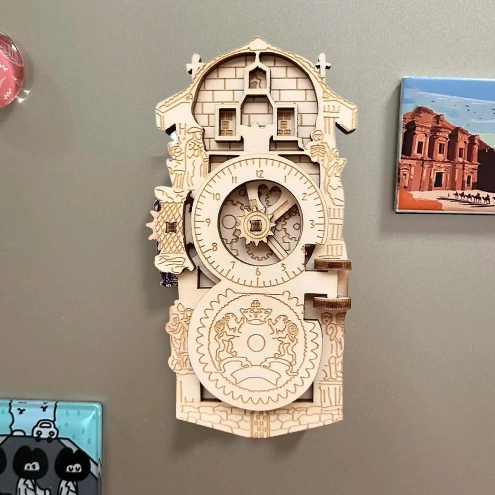Fridge Magnets Astronomical Clock Tourism Collection Magnets Cultural Travel Souvenirs for Homeowners Photography Hobbyists Zpaxo