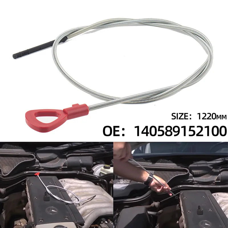 1220mm Oil Dipstick for Mercedes W140 W220 W221 | OE 1405891521
