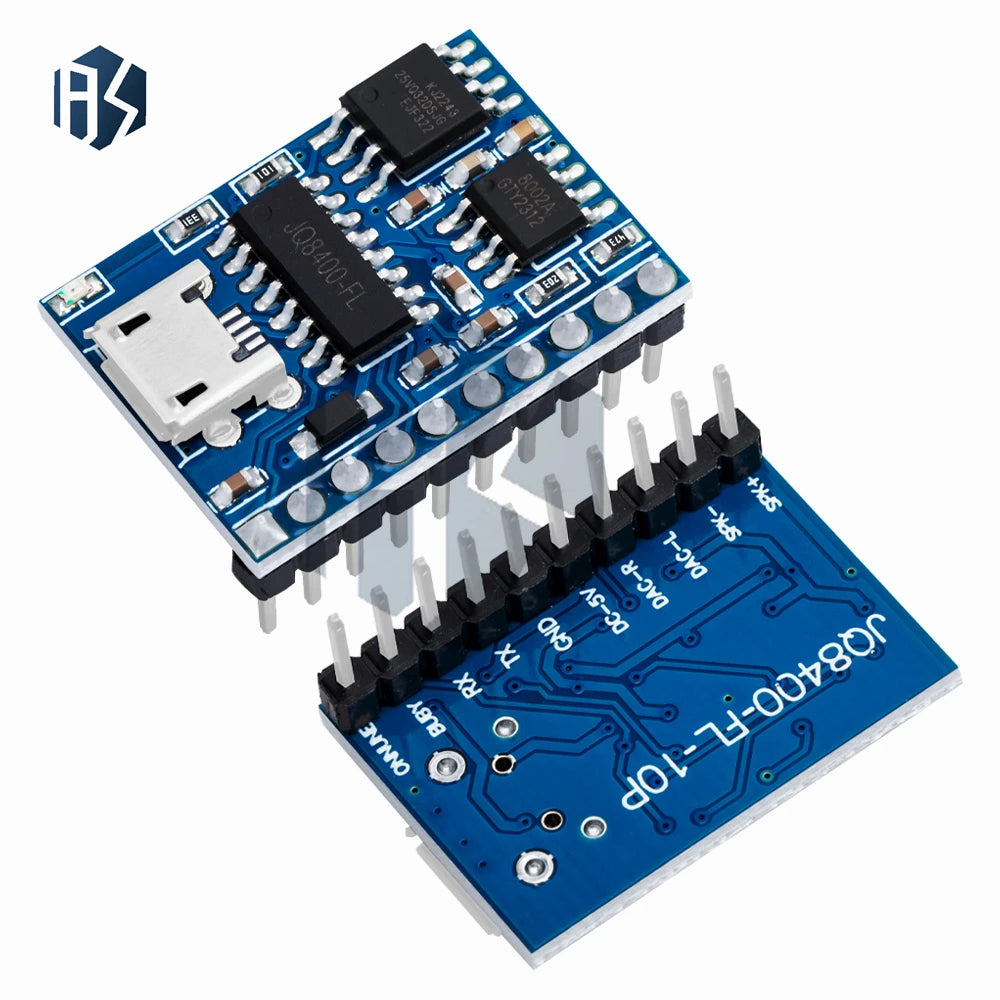 JQ8400-FL USB Programmable Motion Activated Recordable Greeting Card Zpaxo