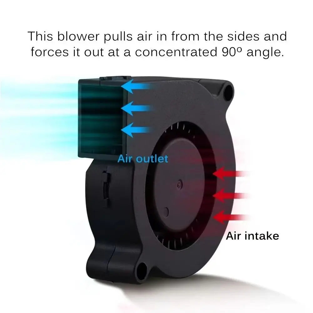5015 5V/12V/24V blower cooling turbine fan 50X50x15mm 3D printer DIY accessories Zpaxo