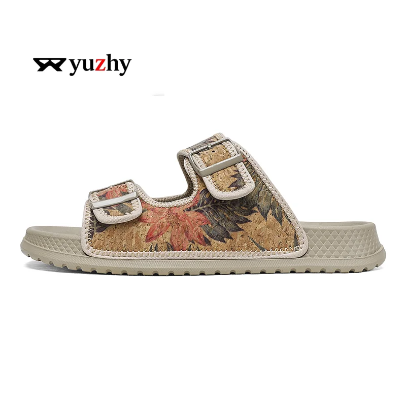 Men's Slippers Comfortable Lightweight Soft Sole Casual Slides Indoor