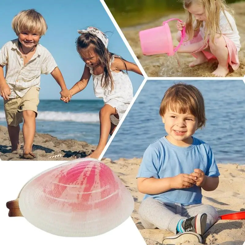 Outdoor Water Toys Clam Shaped Kids Pool Novelty Pranking Stuff Gags Zpaxo