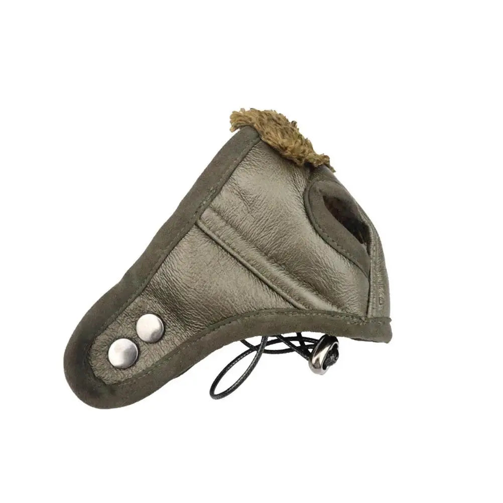 Pilot Hat Dog Costume Brown M Pet Creative Design Stand Out Lovely