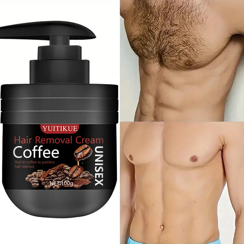 YUITIKUE Men's Hair Removal Cream – Painless & Nourishing 100g Hair Removal Cream Zpaxo