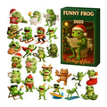 Christmas Advent Calendar 2D Acrylic Frog Ornaments 24 Days Countdown
