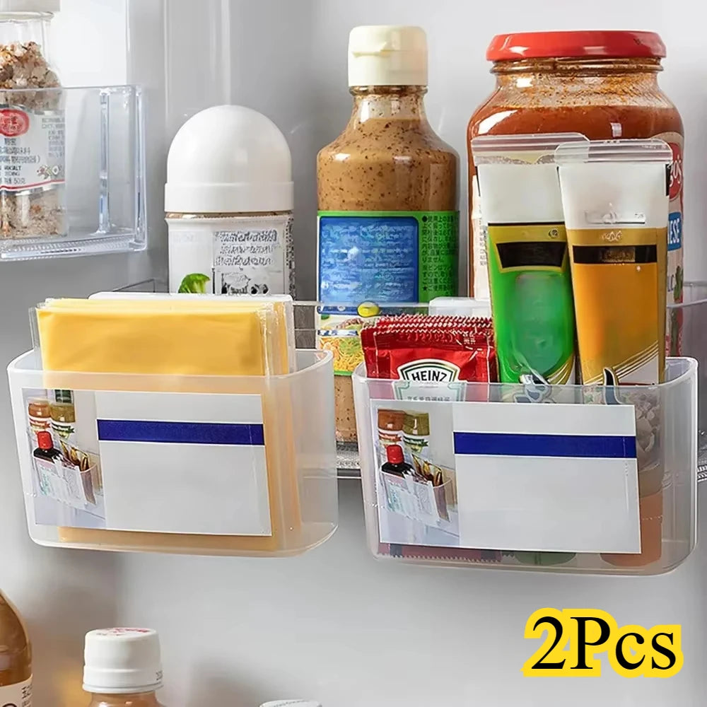 Sliced Cheese Holder Fridge Refrigerator Side Door Organizer Hanging
