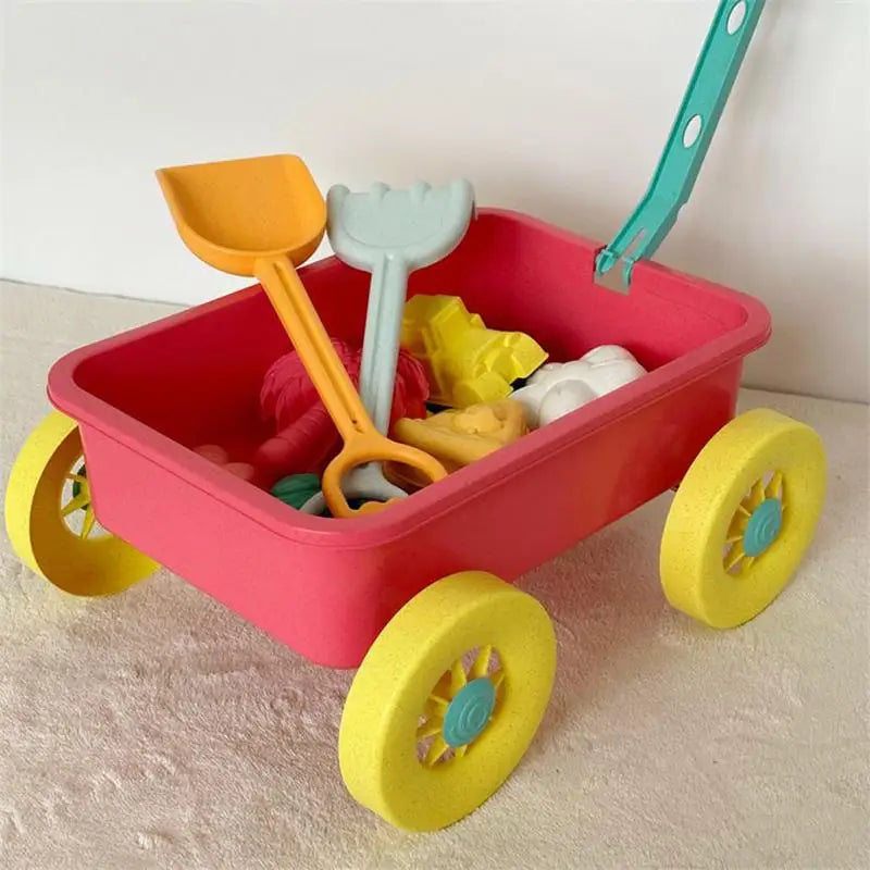 Toddler Beach Toys Early Learning Sand Play Trolley 8 Fun Outdoor Zpaxo