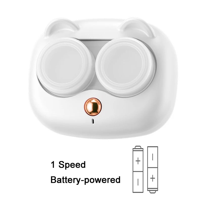 2026 Ultrasonic Contact Lenses Cleaner with Removable Portable Box Tear Protein Removal Machine Compact Contact Lenses Cleaning Zpaxo 124-White
