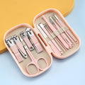 Professional Morandi Nail Stainless Steel Manicure Storage Box