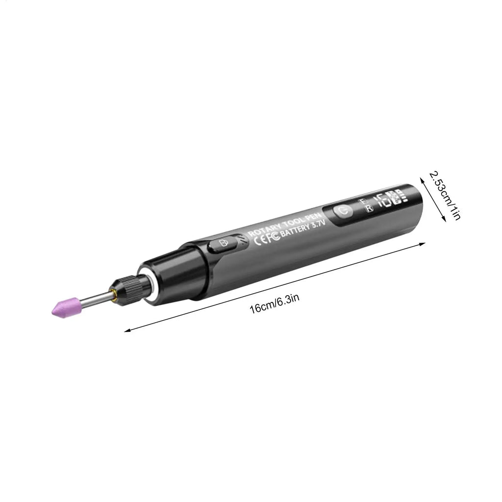 Rotary Tool 6 Speed Rechargeable Engraving Pen Small Light Jewelry