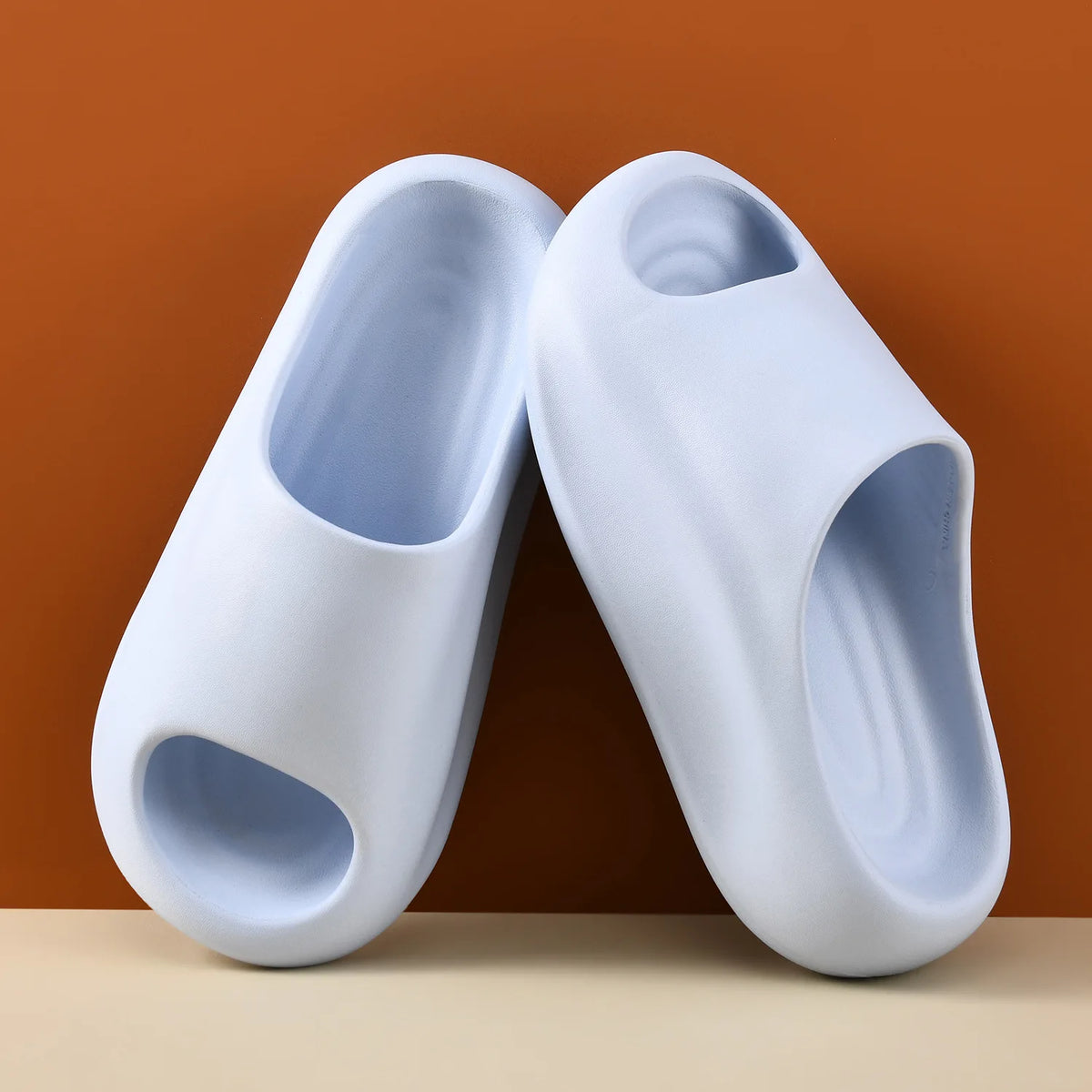2025 Slippers Women Wear Sandals Couple Thick Bottom Step Shoes Zpaxo SKY BLUE 39-40