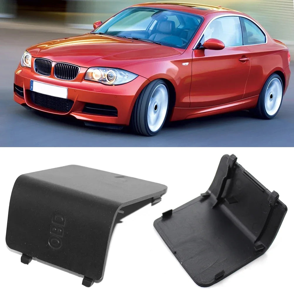 OBD Diagnostic Plug Cover Kick Panel Trim Cap Car Interior Kick Plate Cover for BMW 1 Series E81 E82 E84 E87 E88 Zpaxo
