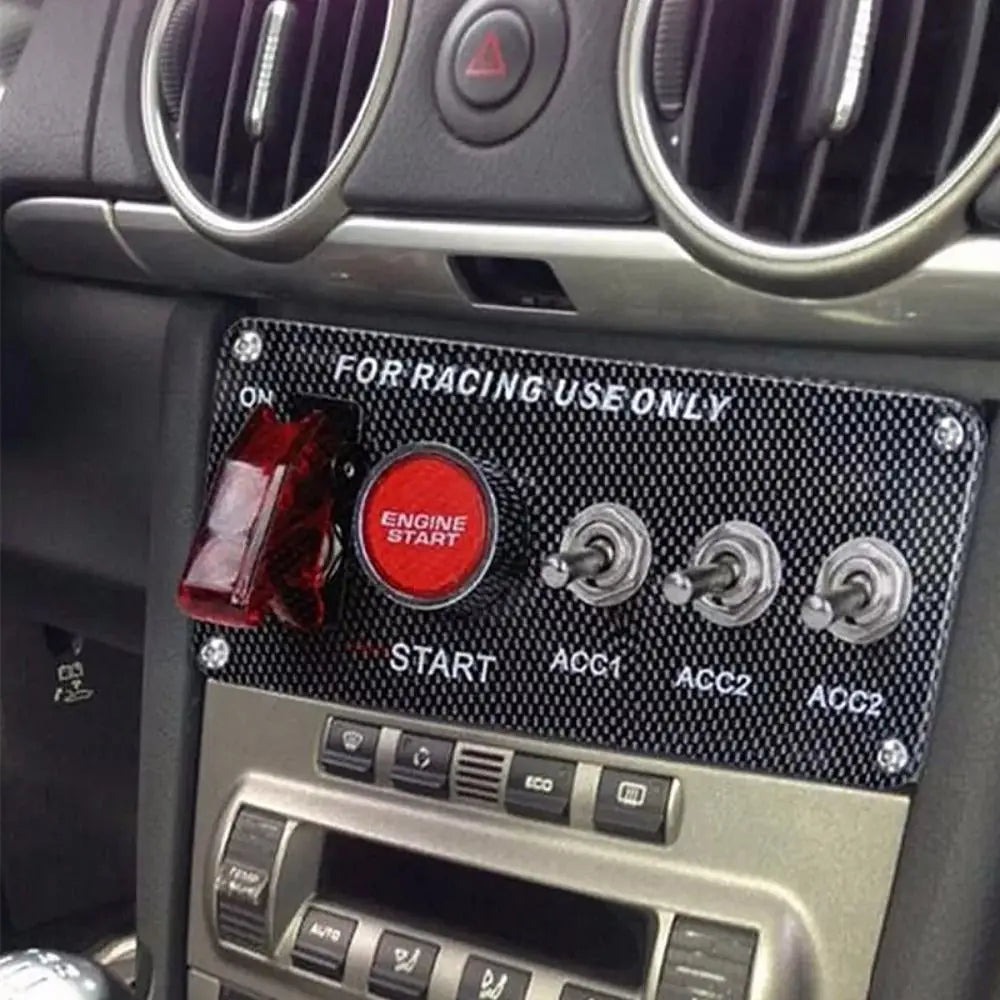 12V Toggle Ignition Switch Ignition Combination with LED Light LED Ignition Switch Panel High Quality Durable Zpaxo