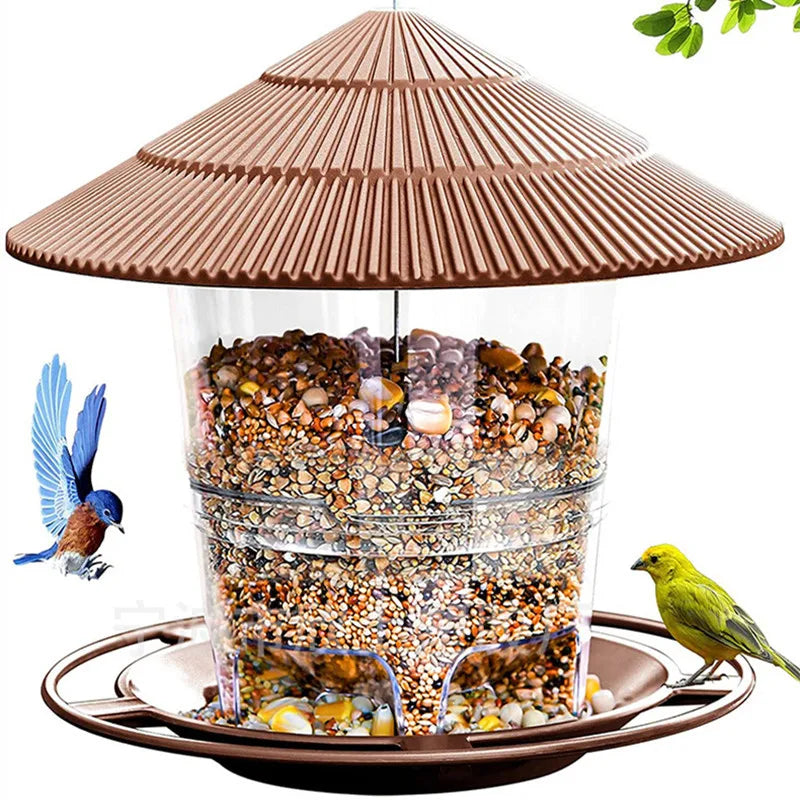 Bird Feeder Automatic Foot Feeding Tool Outdoor Hanging Nut Multiple