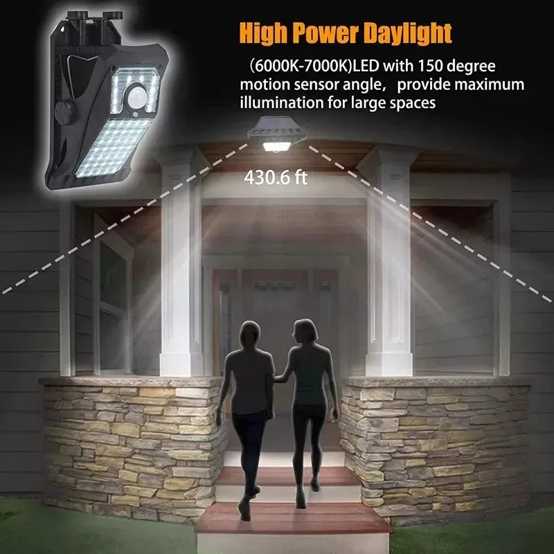KDULIT 45 LED Solar Motion Sensor Light – IP65, 3 Modes