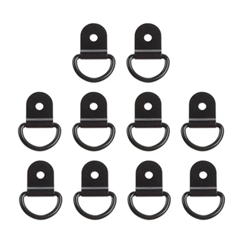 D-Ring Tie Down Anchor Rings – Truck, Trailer, Boat (10/50/70pc)