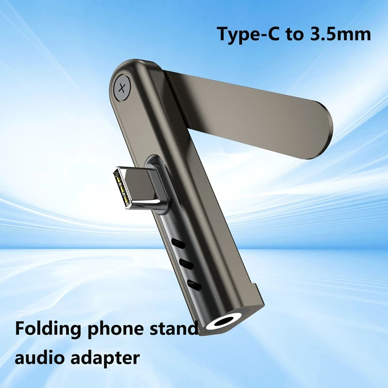 360 Rotating 240W USB C Bracket Adapter Fast Charging Phone Cable