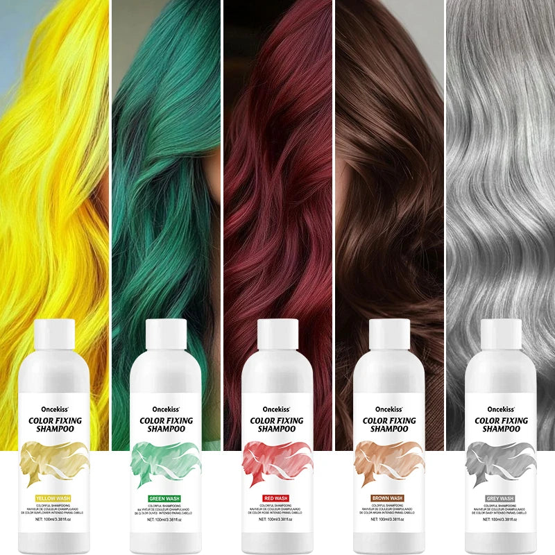 Temporary Hair Shampoo Instant Dye Semi-permanent Wash Emi Permanent Zpaxo